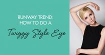 wedding photo - Runway Trend: How to Do a "Twiggy" Style Eye