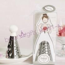 wedding photo - The 'Gratest' Love of All Stainless-Steel Cheese Grater Favors in Showcase Gift Box