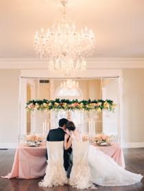 wedding photo - Romantic Pink + Gold Wedding Inspiration