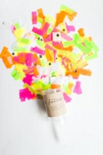 wedding photo - DIY Push Pop Confetti