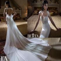 wedding photo - Cheap Berta Bridal - Discount 2015 New Arrival Berta Bridal Wedding Dresses Deep Online with $151.84/Piece 