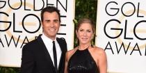 wedding photo - Jennifer Aniston And Justin Theroux Look So In Love At The Golden Globes