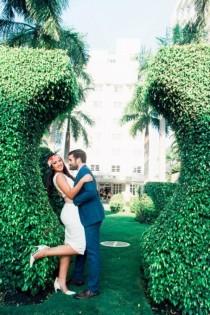 wedding photo - Vivid Mid-Century Modern Wedding Inspirational Shoot 
