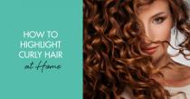 wedding photo - How to Highlight Curly Hair at Home