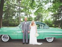 wedding photo - A Lovely Manitoba Wedding With Chevron Details