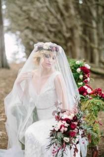 wedding photo - Enchanted Forest Bridal Inspiration