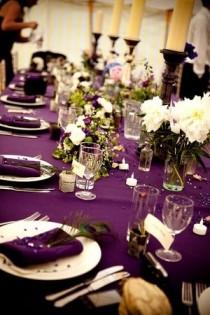wedding photo - Turquoise And Purple Wedding Ideas