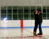 wedding photo - Our Proposal...On Ice!! 