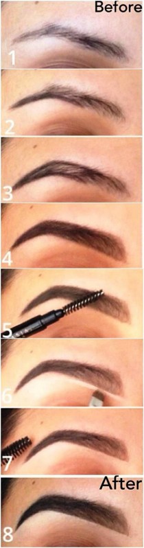 wedding photo - Tutorial: How To Make Your Eyebrows Thicker With Makeup?