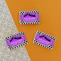 wedding photo -  Personalized Spooky Halloween Mini Candy Bar Wrappers