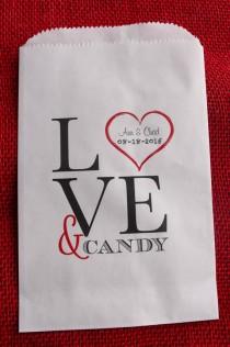 wedding photo -  Wedding Favor Bags-Candy Buffet Bags-Wedding bags Personalized