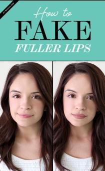 wedding photo - How to Fake Fuller Lips