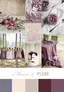 wedding photo - Mauve and Plum Wedding Inspiration 