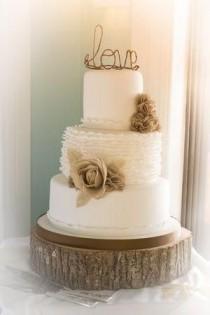 wedding photo - Weddings-Cake,topper