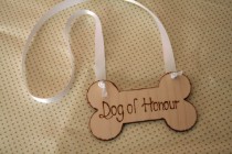 wedding photo - Wedding Dog Collar, Dog of Honour, Pet collar, Wedding accessory for Pets