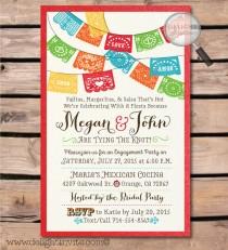 wedding photo - Fiesta Engagement Party Invitations & Envelopes