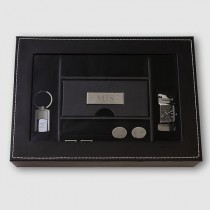 wedding photo - Engraved Personalized Mens Valet Watch Box  Groomsmen Father's Day Men's Gift For Him