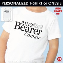 wedding photo - Ring Bearer Shirt or Bodysuit - Personalized Wedding Shirt