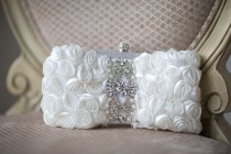 wedding photo - Wedding Clutch, Bridal Purse, Bridal Handbag, Wedding purse, Bridal Clutch