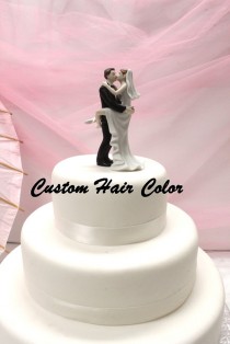 wedding photo - Personalized Wedding Cake Topper - Kissing Couple - Sexy Pose - Weddings - Cake Topper - Modern - Fun Cake Topper - Bride and Groom