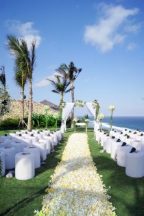 wedding photo - Bali Beach Wedding Decor & Stylings