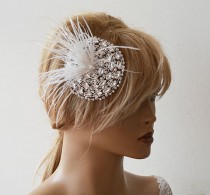 wedding photo -  Wedding hair Accessory, Rhinestone Bridal Cap, Bridal Hair Accessories, Wedding Cap, Wedding Hair Comb