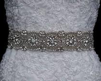 wedding photo - Bridal Belt , Wedding Belt , Crystal Sash Belt , Wedding Sash , Bridal Belt , Bridal Sash , Beaded Belt