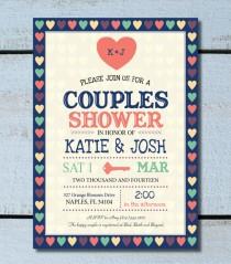 wedding photo - Couples Shower Wedding Shower Invitation
