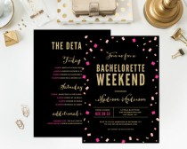 wedding photo - Printable - Bachelorette Weekend Invitation