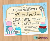 wedding photo - Kitchen Wedding Shower Invitation Printable