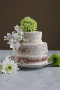 wedding photo - I Love You Strawberry Cake