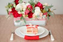 wedding photo - Pink & Red Ombre Valentine's Entertaining with Nila Holden Cookies 