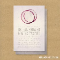 wedding photo - WINE TASTING Bridal Shower Invitation - Printable - Winery or Wine theme
