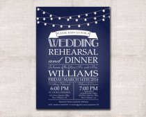 wedding photo - Wedding Rehearsal Dinner invitation custom printable 5x7