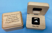 wedding photo - Wedding Ring Box,Engagement Ring Box,Wooden Ring Box,Personalized Ring Box,Wedding Ring Box Holder,
