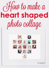 wedding photo - Heart Shaped Photo Collage