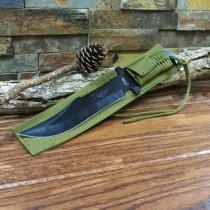 wedding photo - Personalized Hunter Knife - Green Paracord Knife- Gifts for Men- Groomsmen