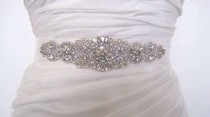 wedding photo - Bridal sash belt,Crystal rhinestone belt,Bridal belt,Sash belt,Wedding dress belt,,Kim