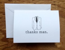wedding photo - Groomsmen Thank you cards - Wedding Party, Gift, Bridal Party, Ringbearer