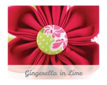 wedding photo - Dog Collar Flower - Gingerella in Lime
