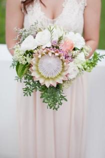 wedding photo - Darling Floral Protea Wedding by Moira West 