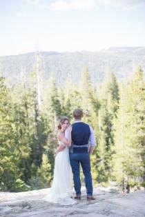 wedding photo - Private Mountain Wedding Lake Sierra Nevada Mountains
