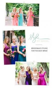 wedding photo - Bridal Party Styling With Style My Bridal   A Giveaway!