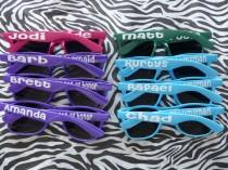 wedding photo - Personalized Sunglasses - Bachelor Party, Bachelorette Party, Bride, Bridesmaid, Groom, Groomsmen, Vacations, Parties, favors