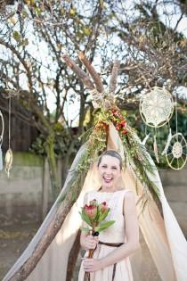 wedding photo - Sweet and Small Back Garden Vow Renewal