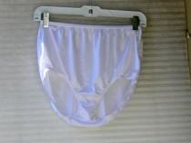 wedding photo - vanity fair white panties size large size 10-50