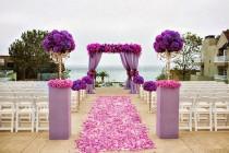 wedding photo - Wedding Day Look: Purple Paradise
