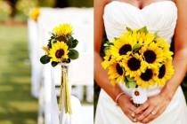 wedding photo -  Friday Flowers: Sunflowers