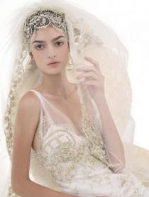 wedding photo - Wedding Veils/Hair Pieces/Floral Crowns
