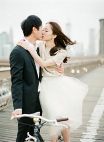 wedding photo -  Tulle Skirts and Pumps: Lovely Engagement Photograph Seems to Consider | Wedding Dress